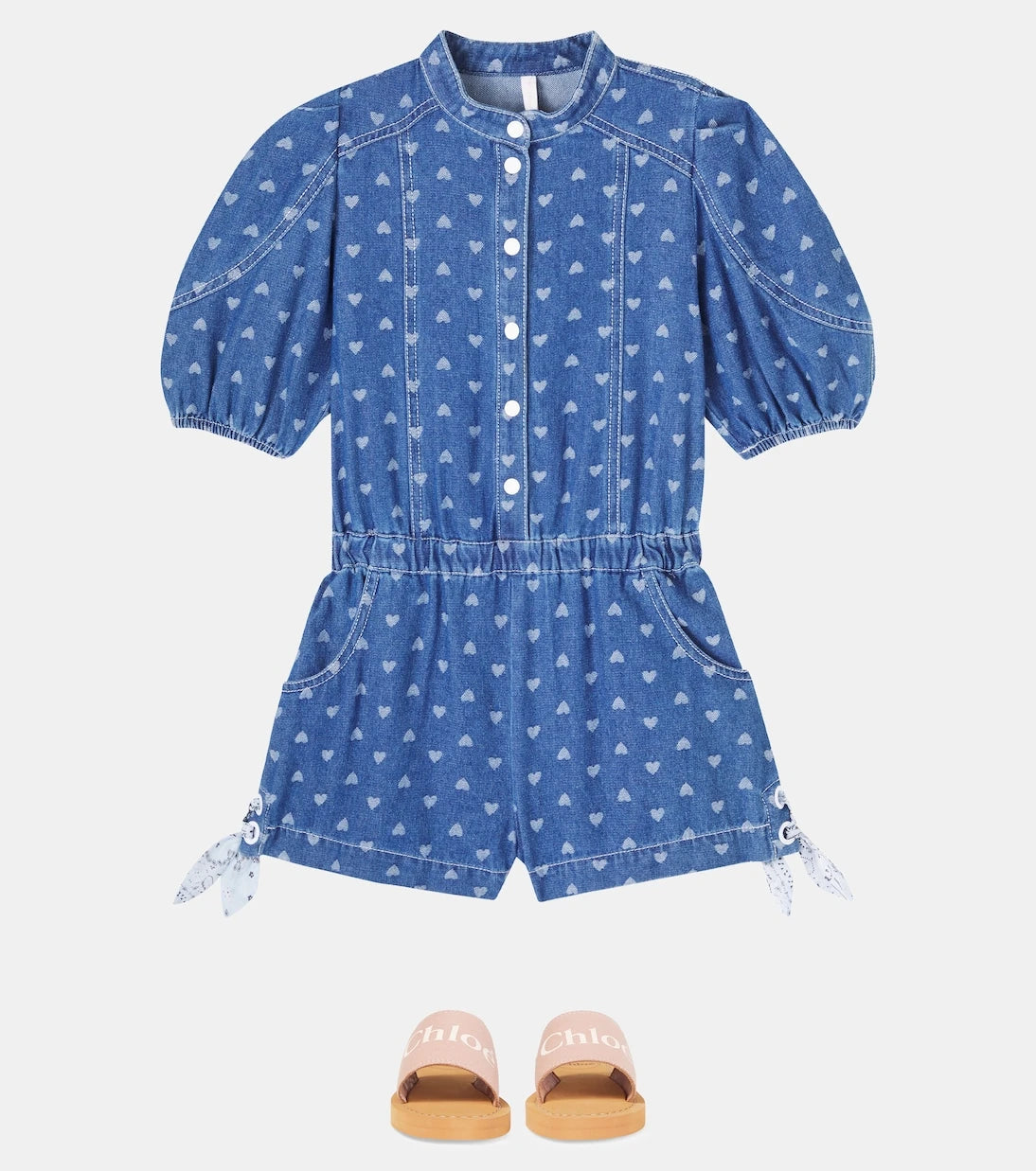Zimmermann Kids - سالوبيت دنيم مطبوع