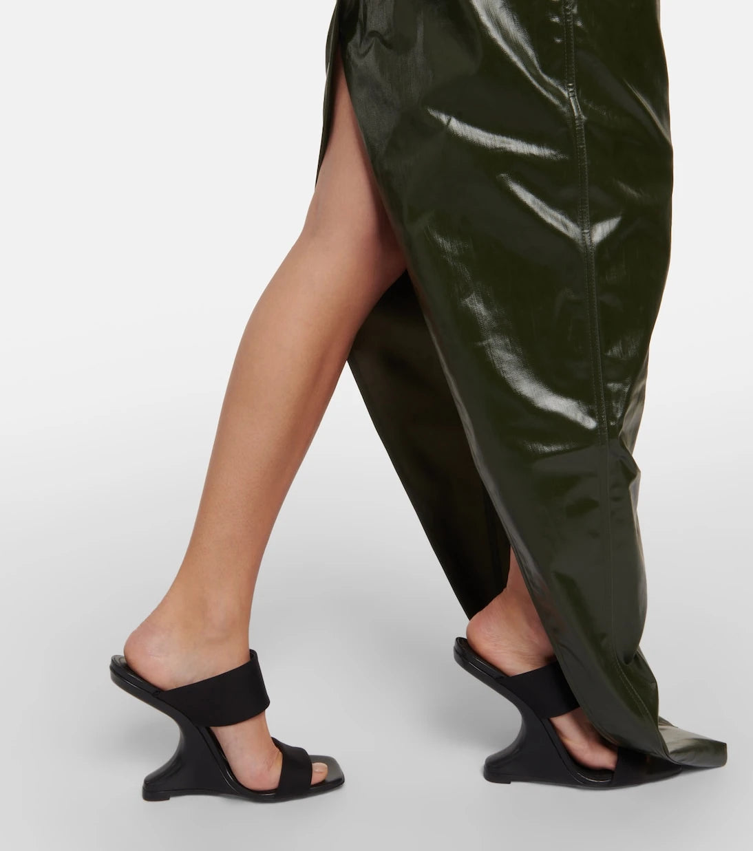Rick Owens - Strapless denim gown