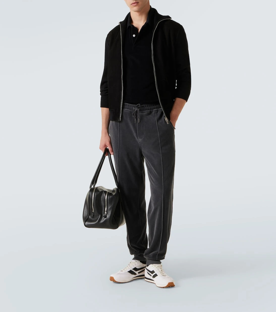 Tom Ford - Cotton-blend terry polo shirt