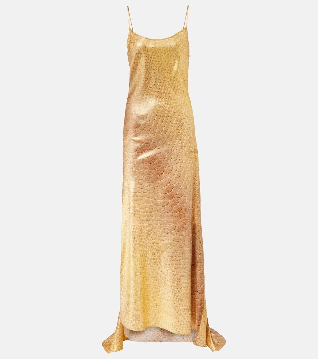 Roberto Cavalli - Snake-print silk gown