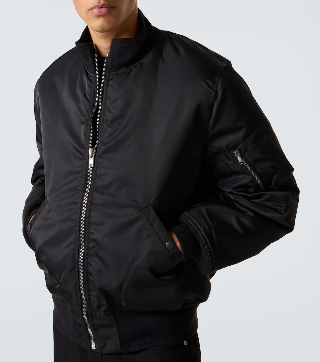 Rick Owens - Logo bomber jacket