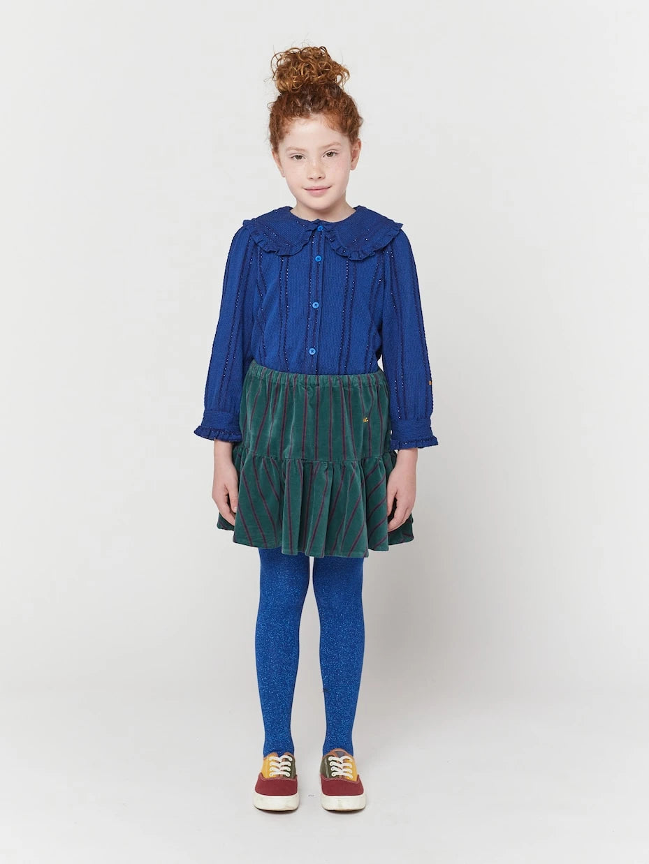 Bobo Choses - Striped velvet skirt