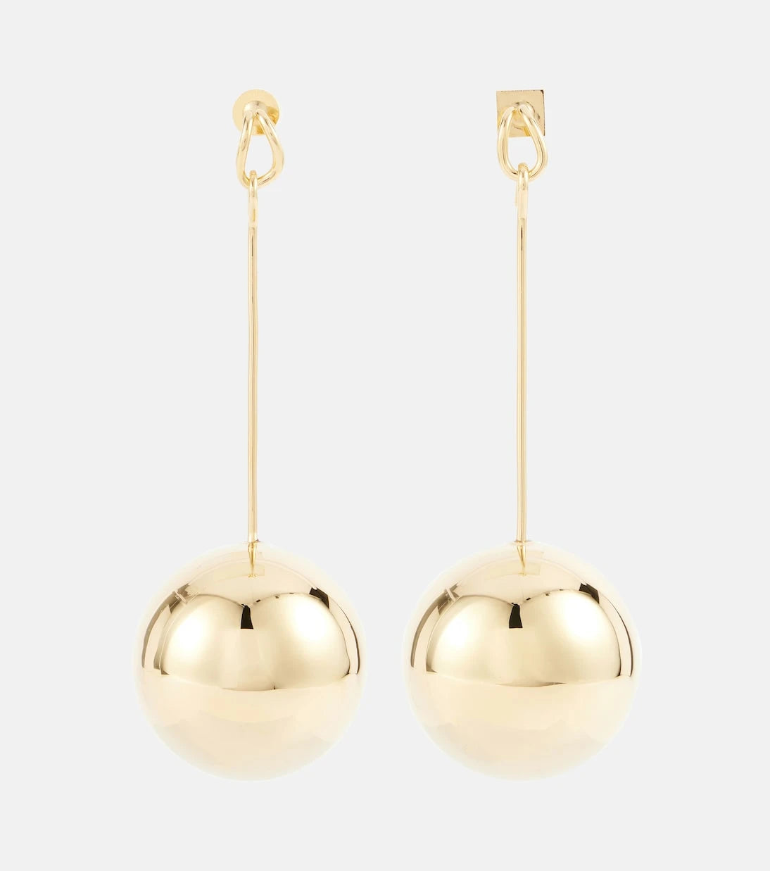 Jacquemus - Les Grandes Boucles Nodo drop earrings