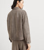 Brunello Cucinelli Brown Couture Suede Jacket
