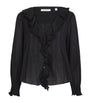 Ruffled Hardy Blouse BLACK