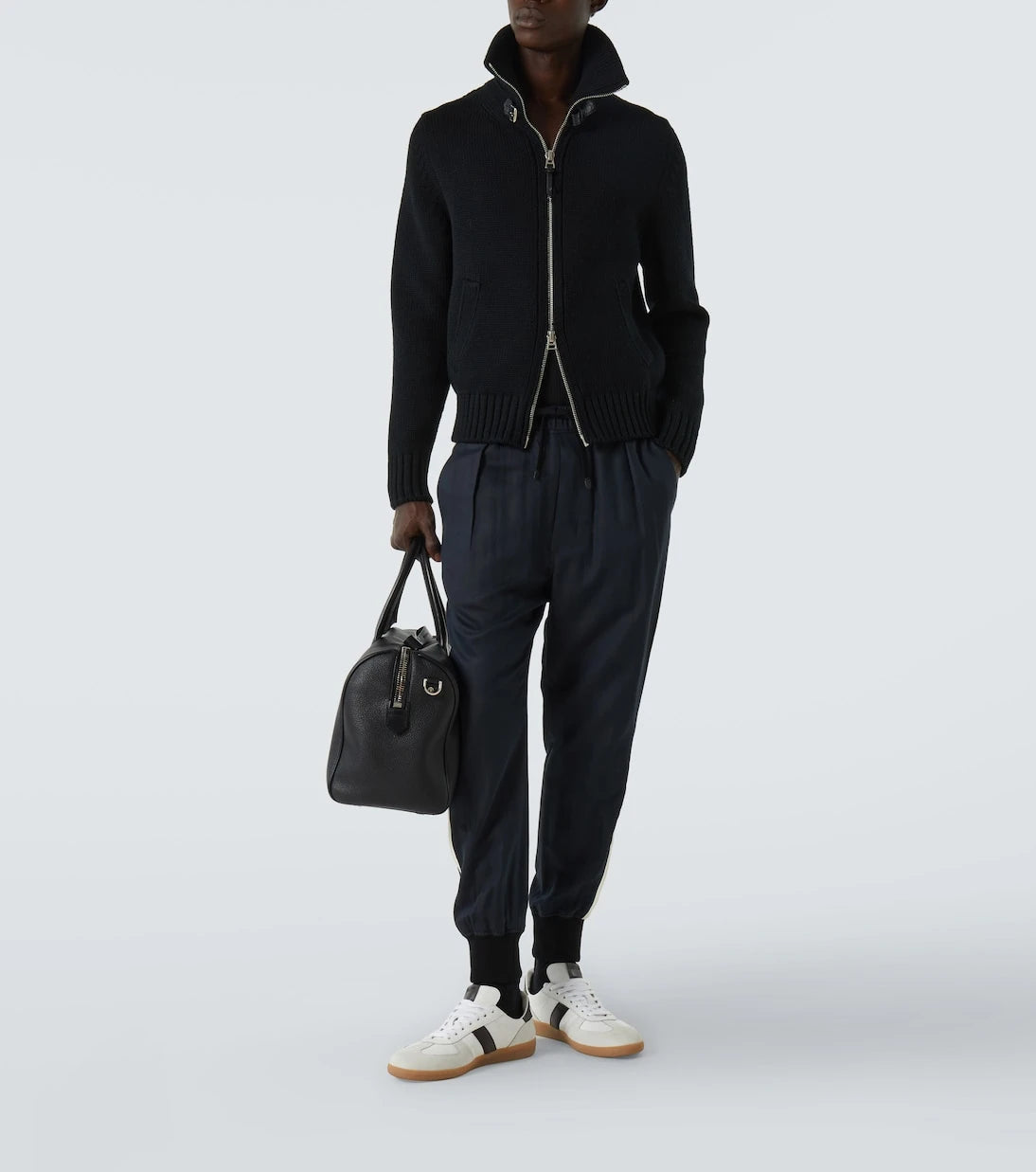 Tom Ford - Cotton and silk twill sweatpants