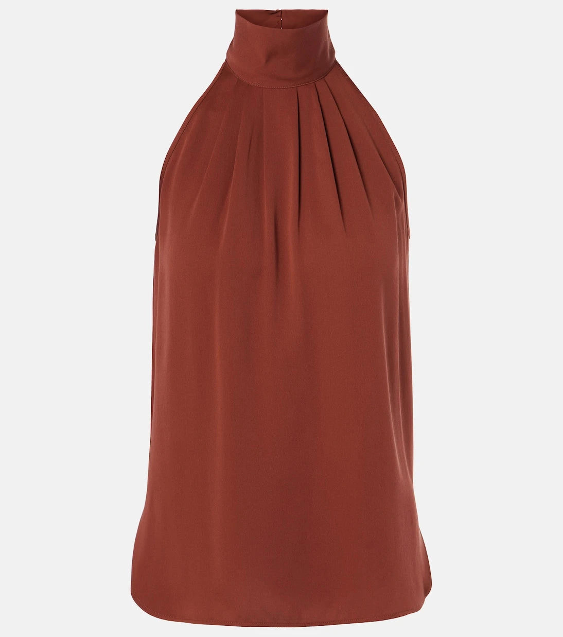 Max Mara - Memore halterneck silk top