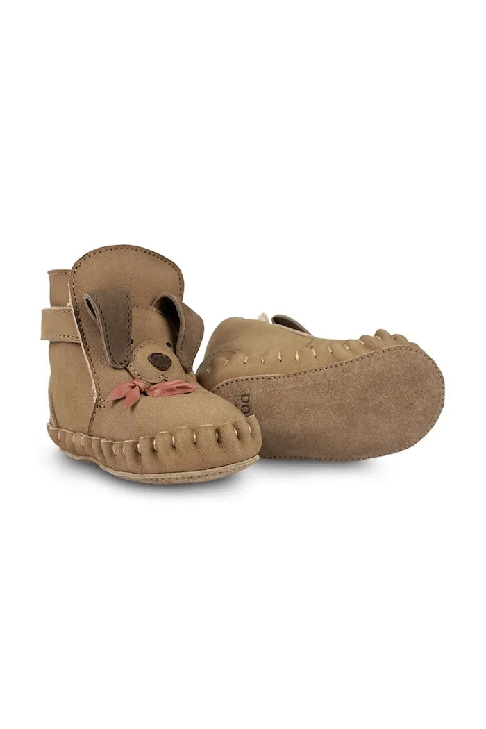 Donsje Junus Booties Western Dog Bebek Deri Ayakkabı