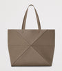 LOEWE Large Leather Puzzle Fold Tote Bag