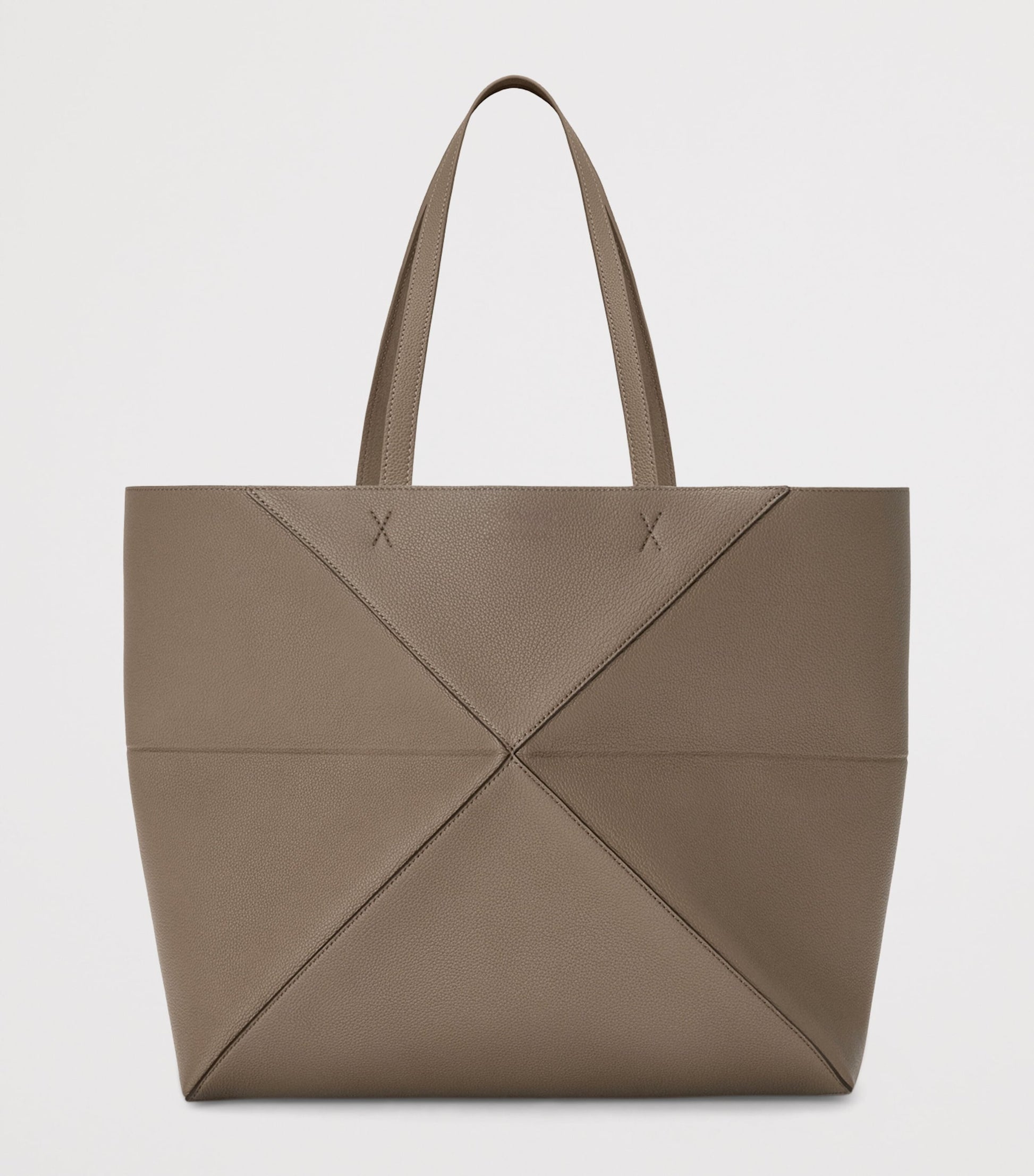 LOEWE Large Leather Puzzle Fold Tote Bag