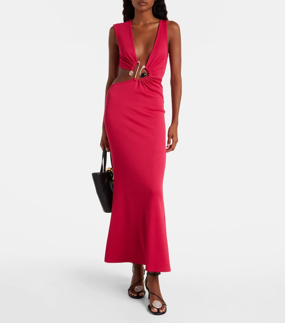 Christopher Esber - Cutout gathered maxi dress