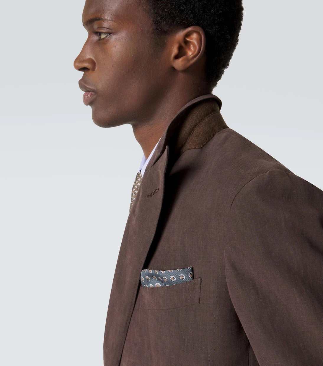 Brioni - Printed silk twill scarf