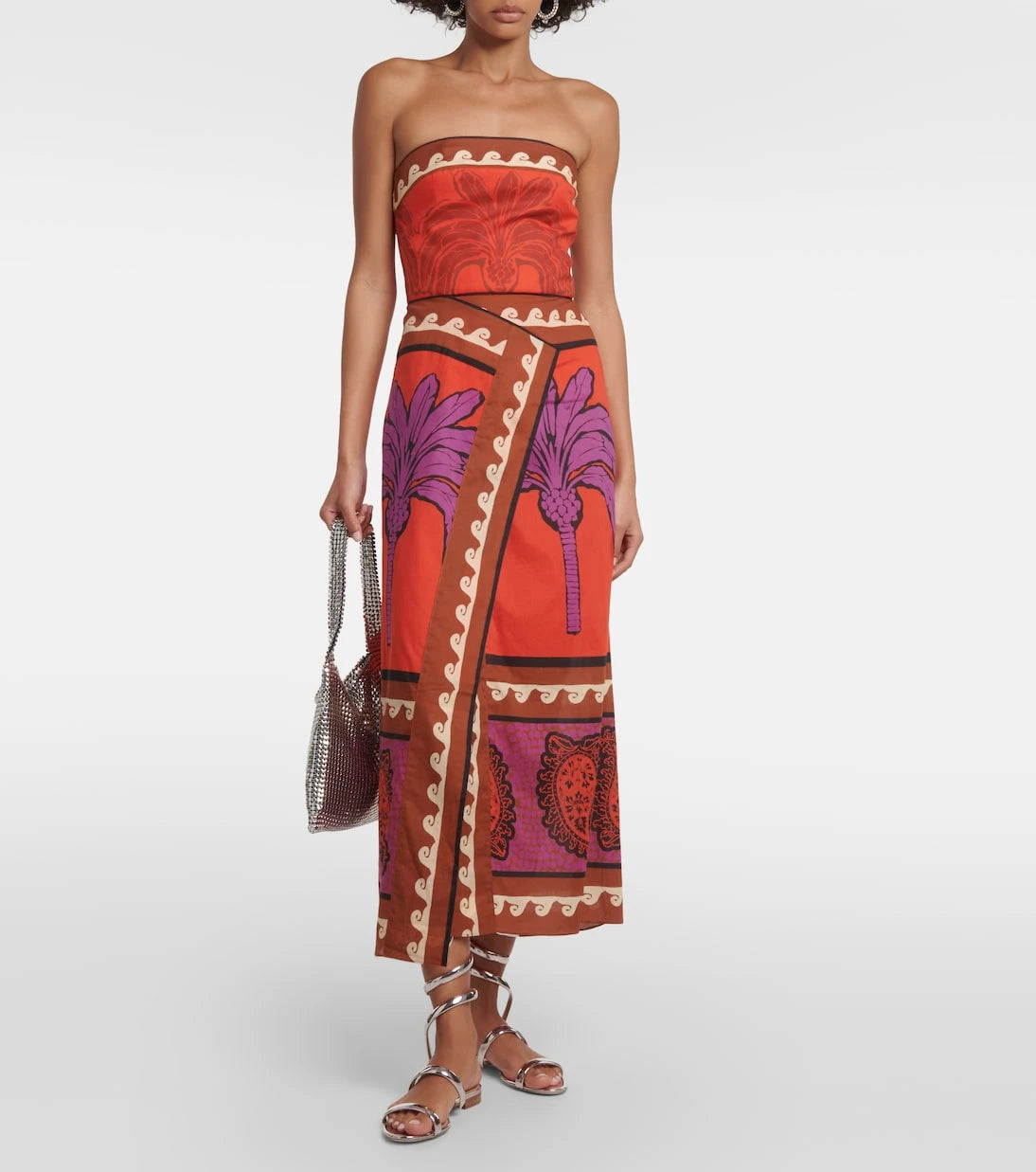 Rene Caovilla - Cleo mirrored leather sandals
