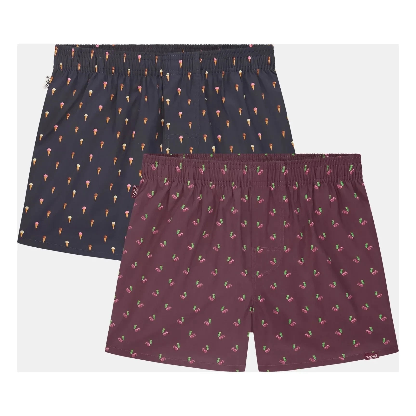 Pockies - Boxers Icecream/Cherry Pack 2 | Multicoloured