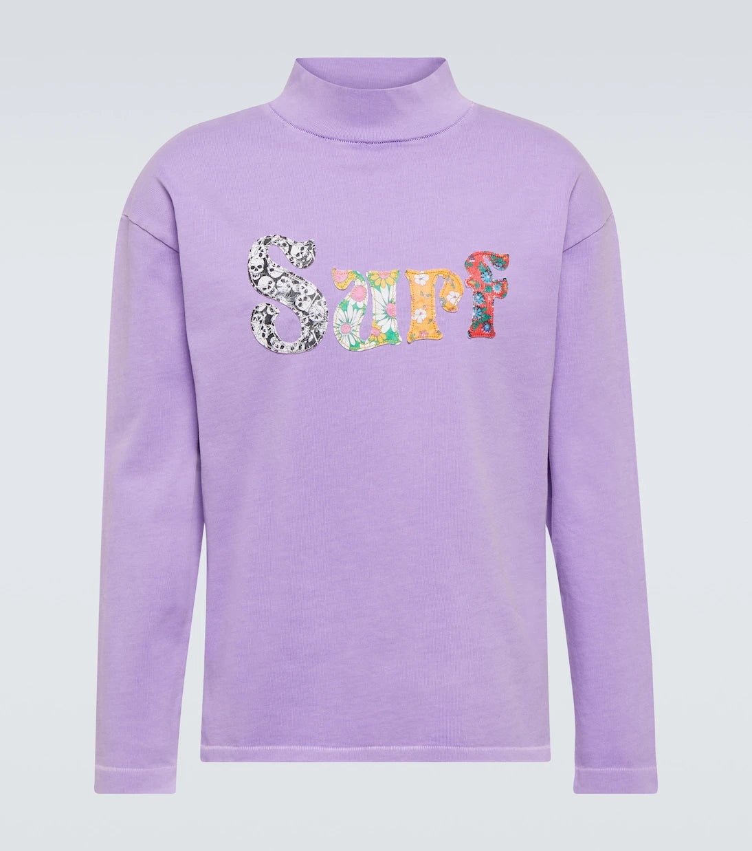 ERL - Appliqué cotton jersey sweatshirt
