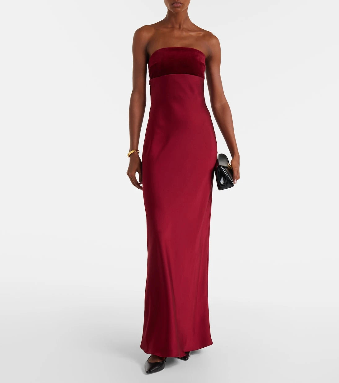 Max Mara - Baia cotton satin maxi dress