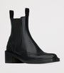 Saint Laurent Black Leather Vincent Chelsea Boots 50