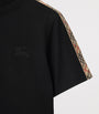 Burberry Kids Cotton Check Trim T-Shirt (3-12 Years)
