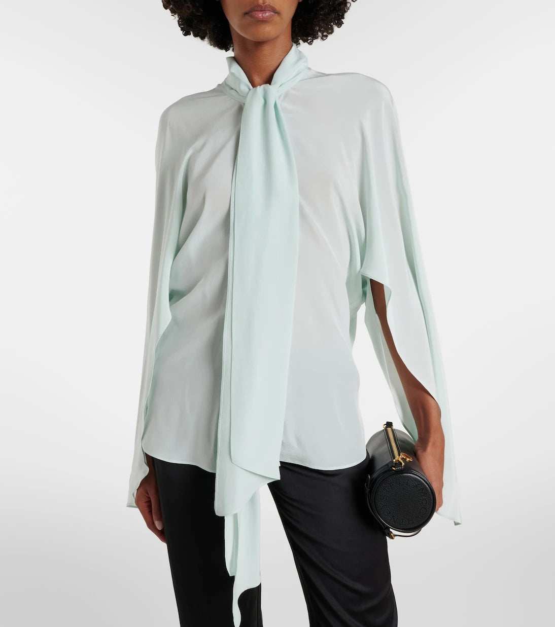 Stella McCartney - Tie-neck silk blouse