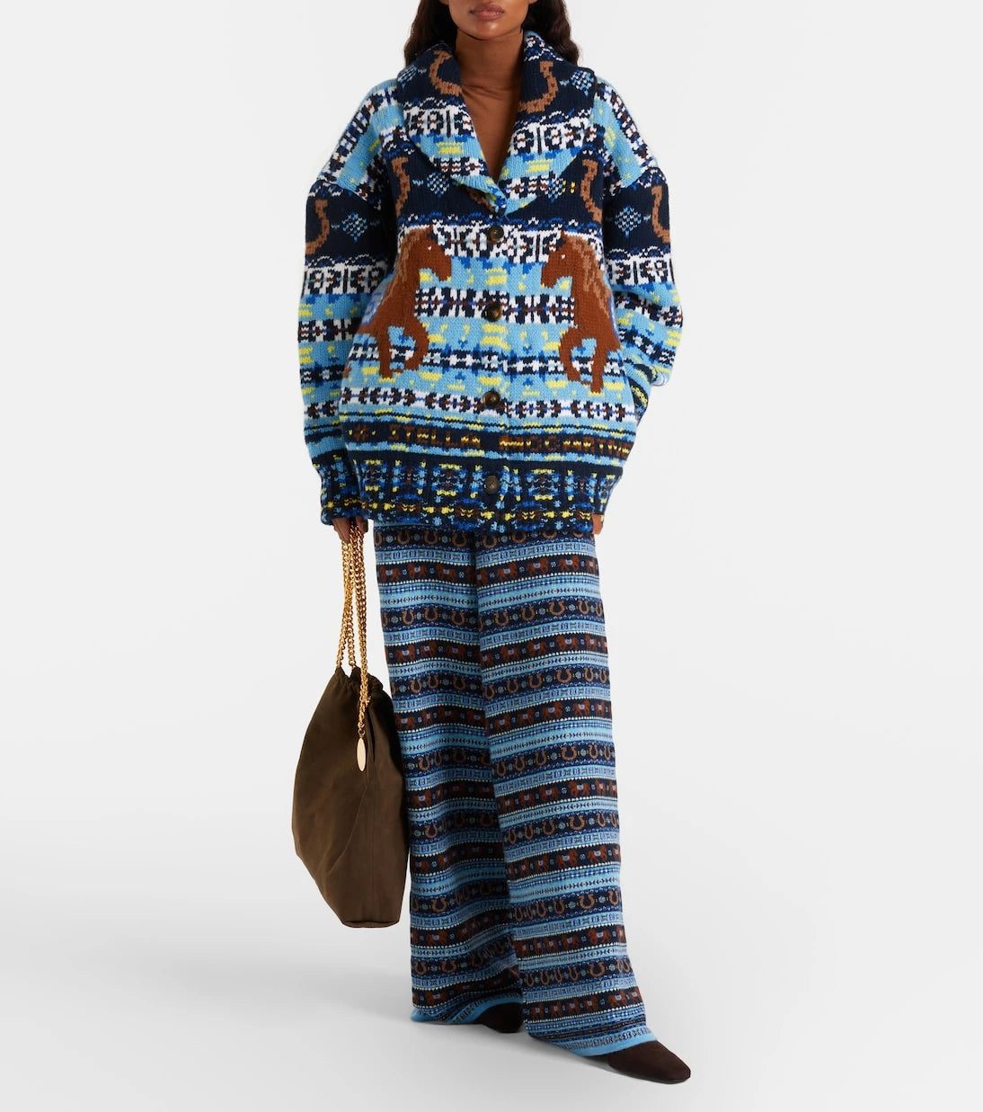 Stella McCartney - Fair Isle virgin wool cardigan