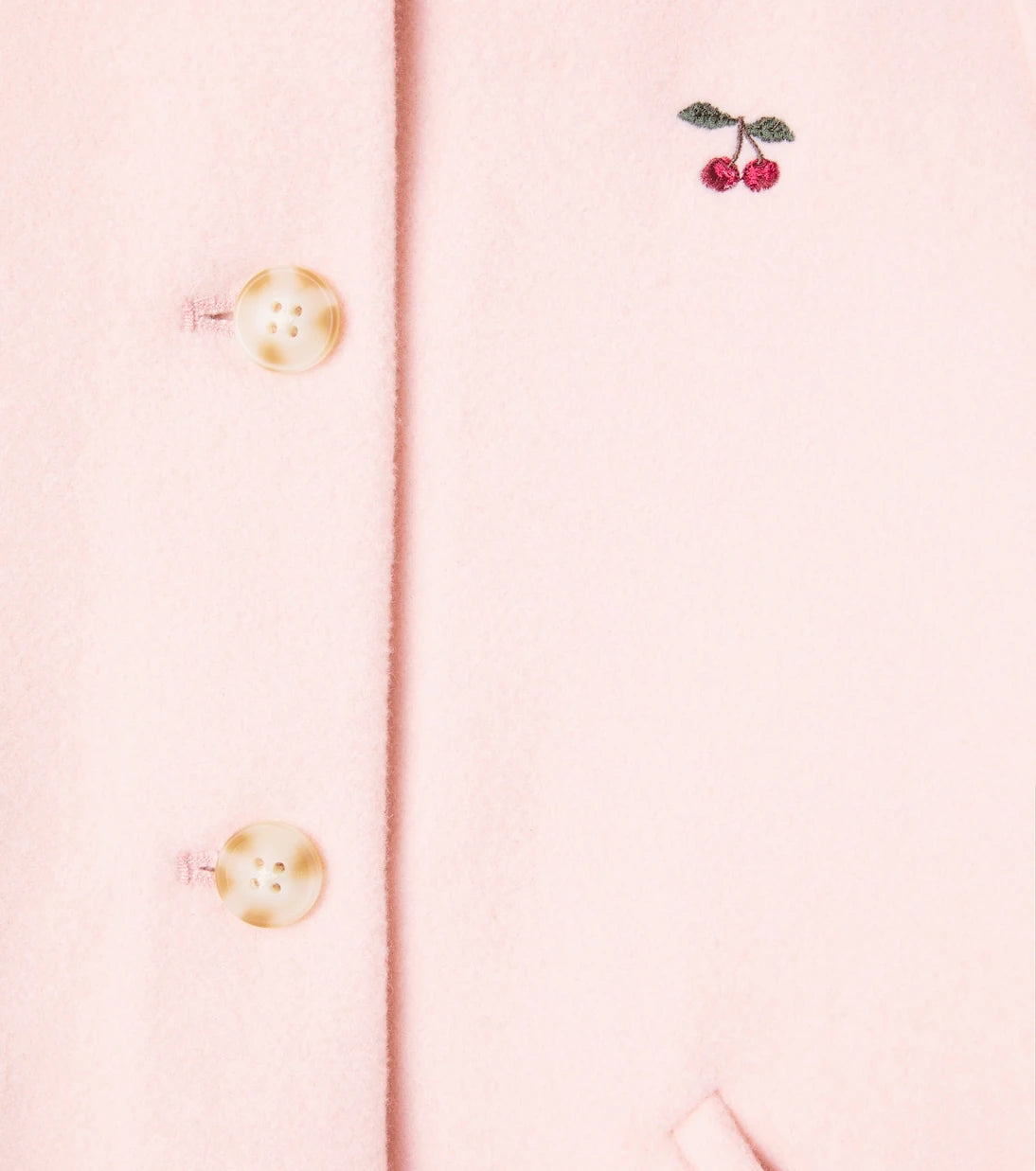 Konges Sløjd - Novella embroidered wool-blend coat