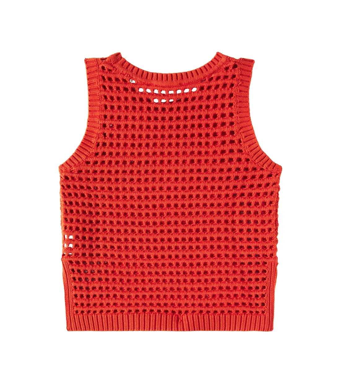 Stella McCartney Kids - Open-knit cotton sweater vest