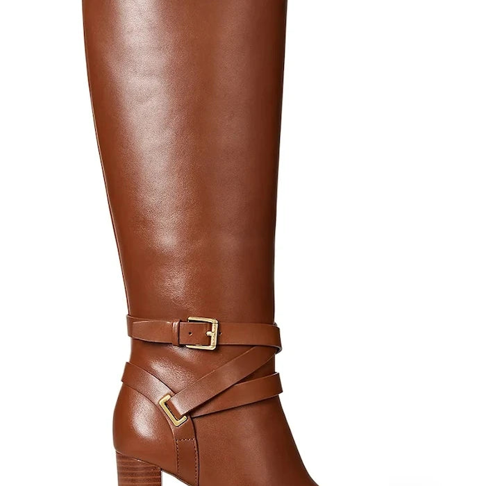Кожени ботуши Lauren Ralph Lauren Cllns Tl Hl