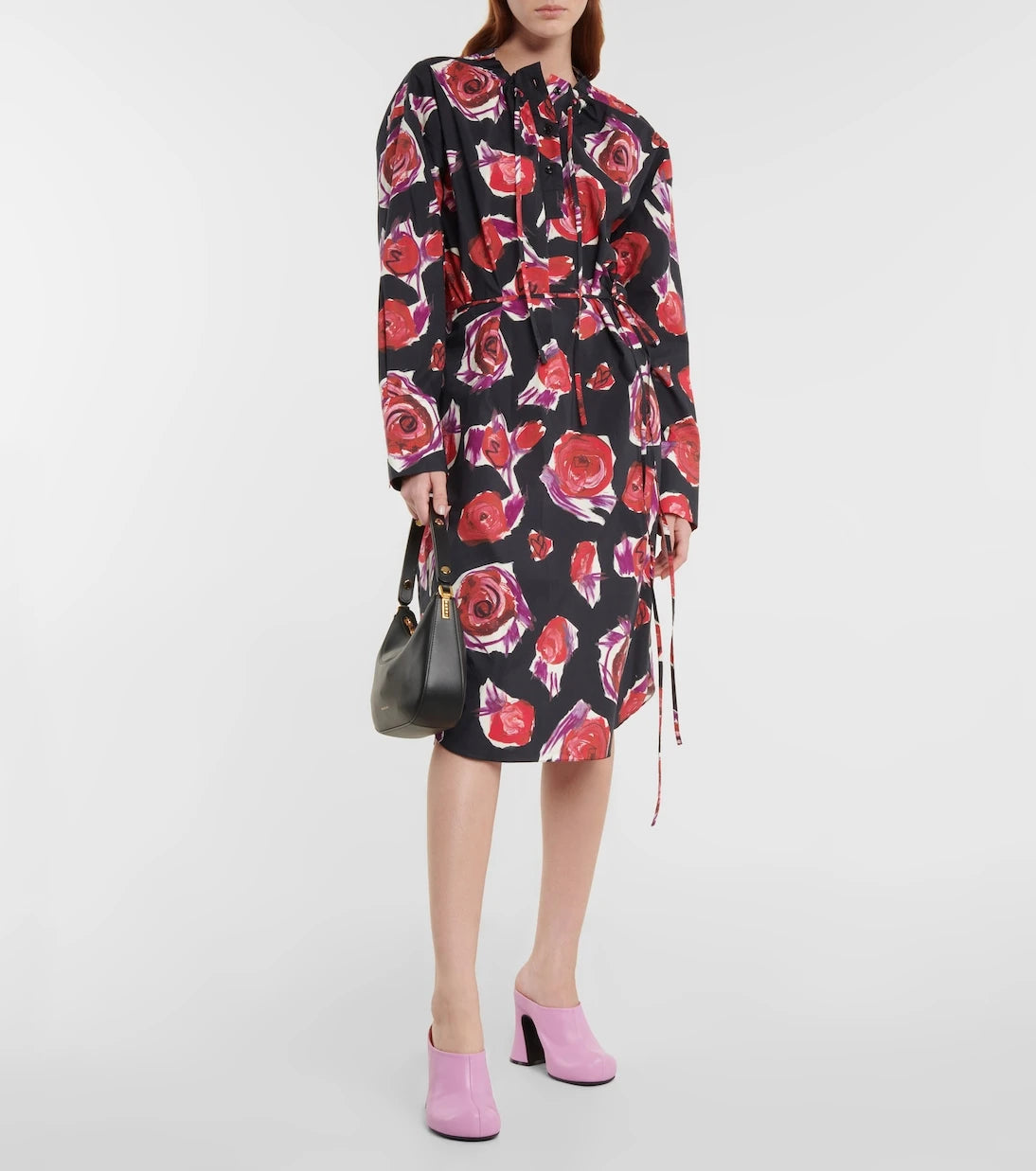 Marni - Fussbett leather mules