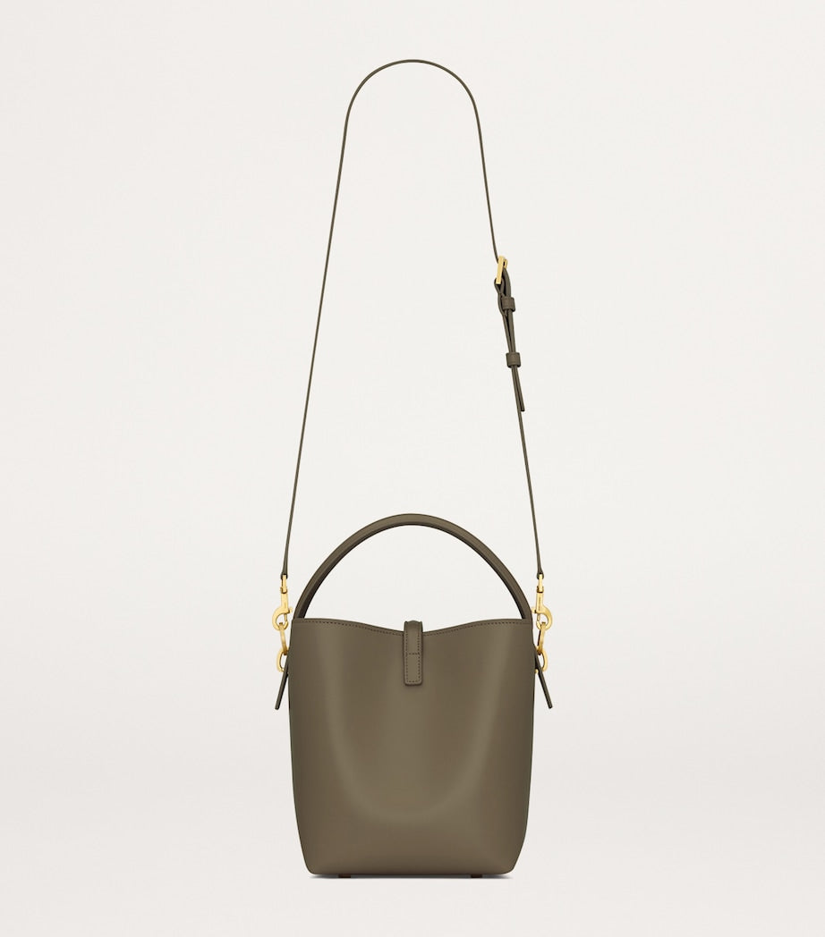 Saint Laurent Green Calfskin Le 37 Bucket Bag