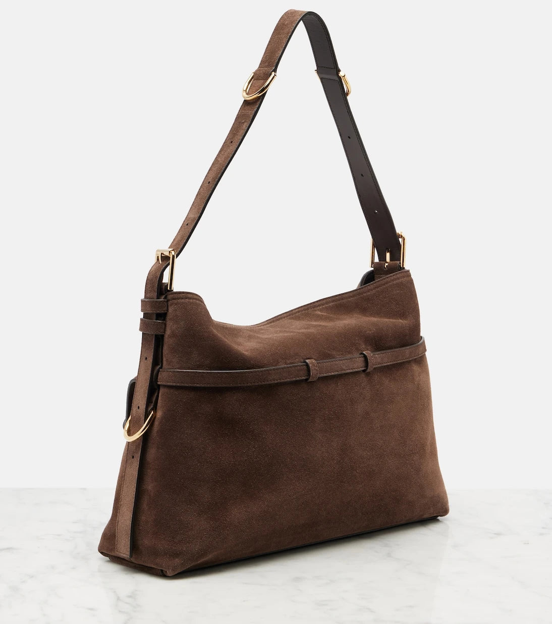 Givenchy - Voyou Medium suede shoulder bag