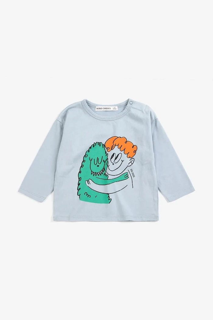 Bobo Choses Bebek Pamuk Uzun Kollu Bluz Hug Hairy Monster