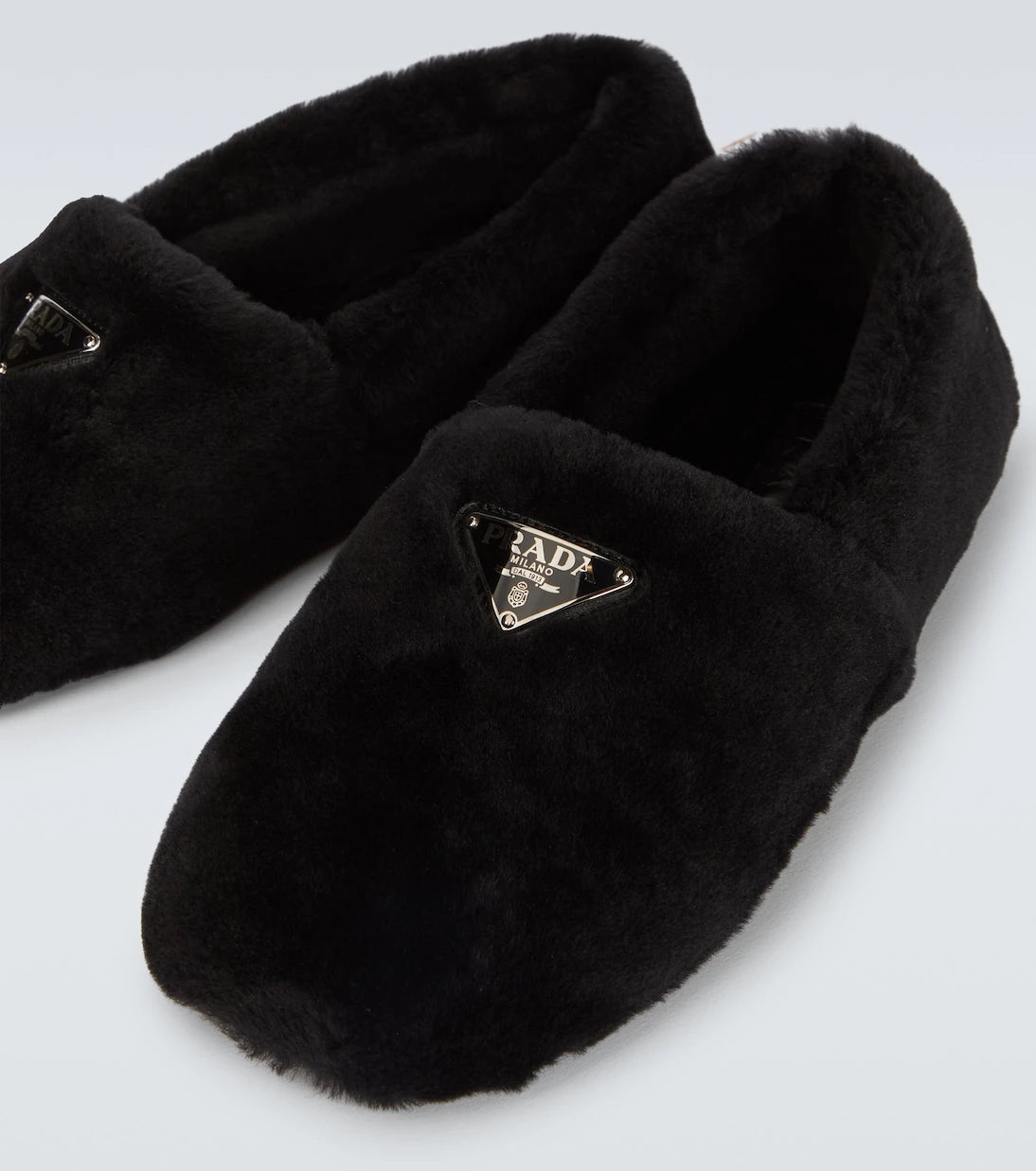 Prada - Shearling slippers