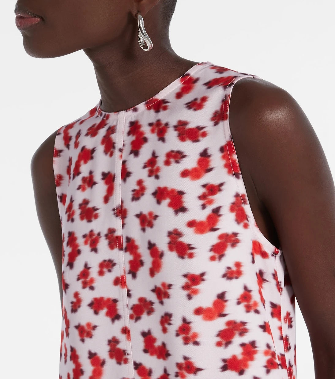 Jil Sander - Floral pleated midi dress