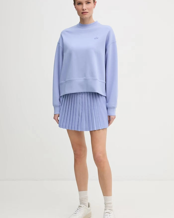 Lacoste oversize kadın pamuklu sweatshirt