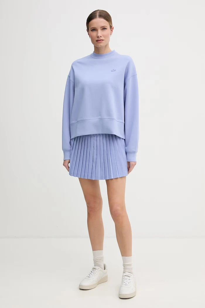 Lacoste oversize kadın pamuklu sweatshirt