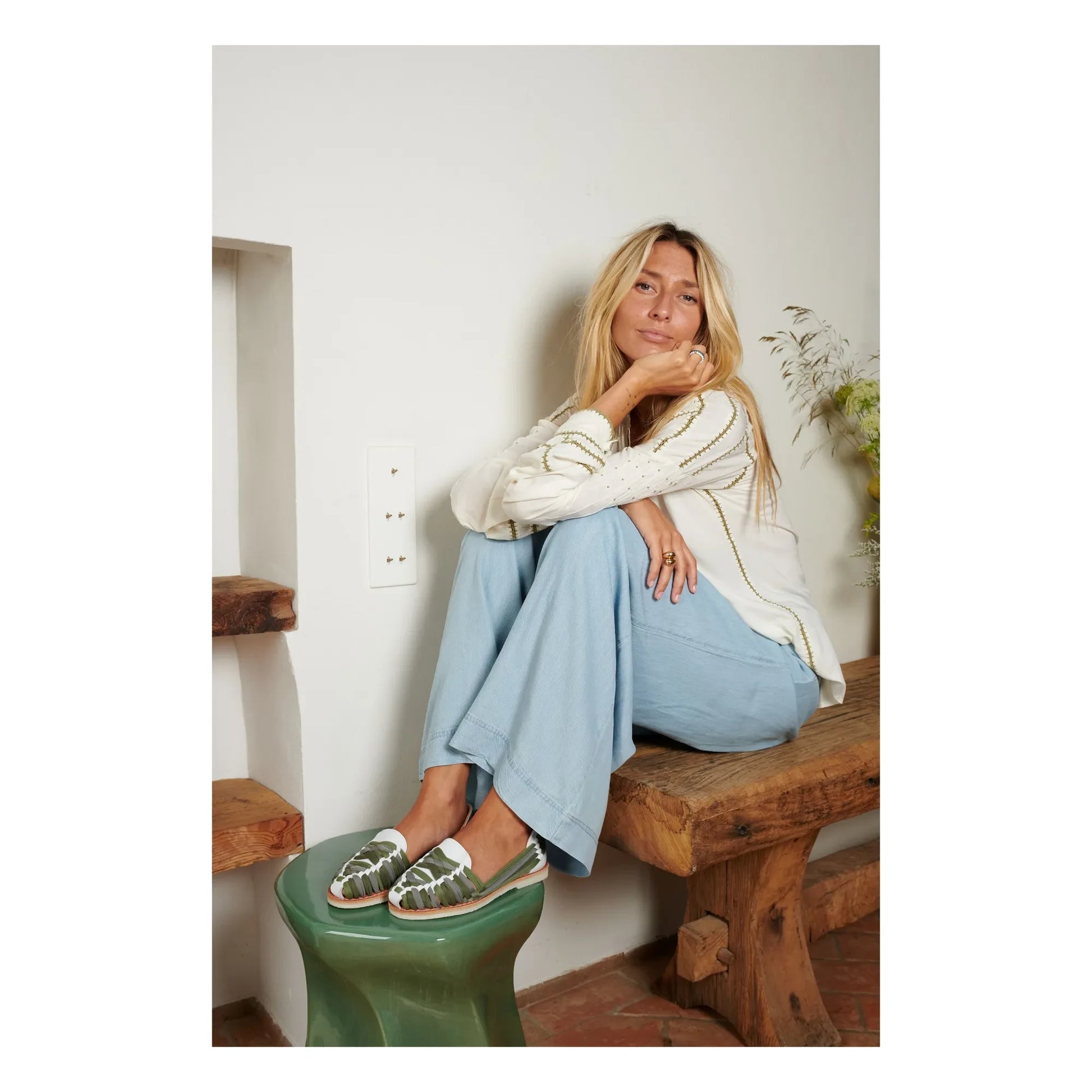 Mapache - Rita Blanc sandals | Khaki
