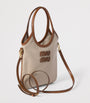 Neutral Canvas-Leather Ivy Tote Bag