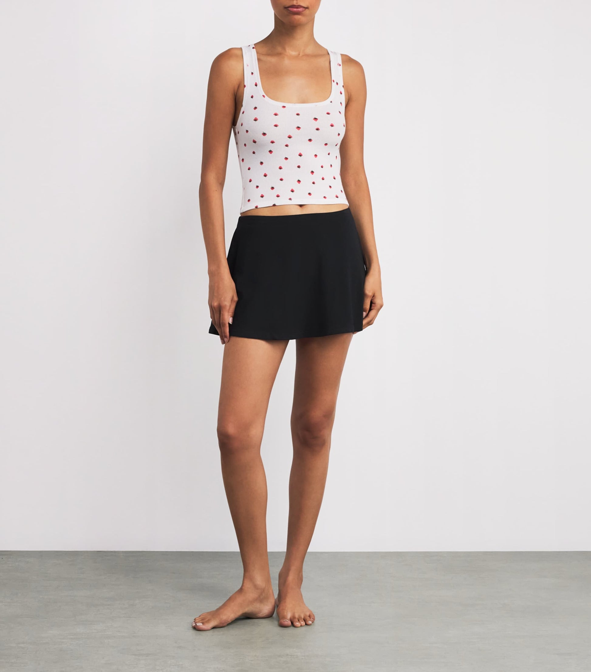 Skims Black Smooth Layers Mini Skort