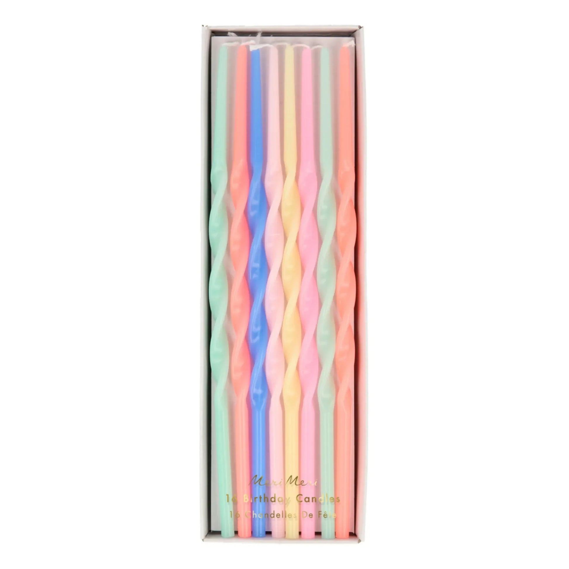 Meri Meri - Twisted Candles - Set of 16