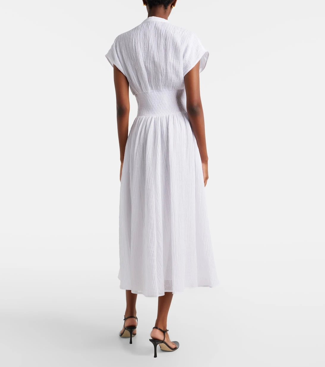 Tory Burch - Linen and cotton midi dress