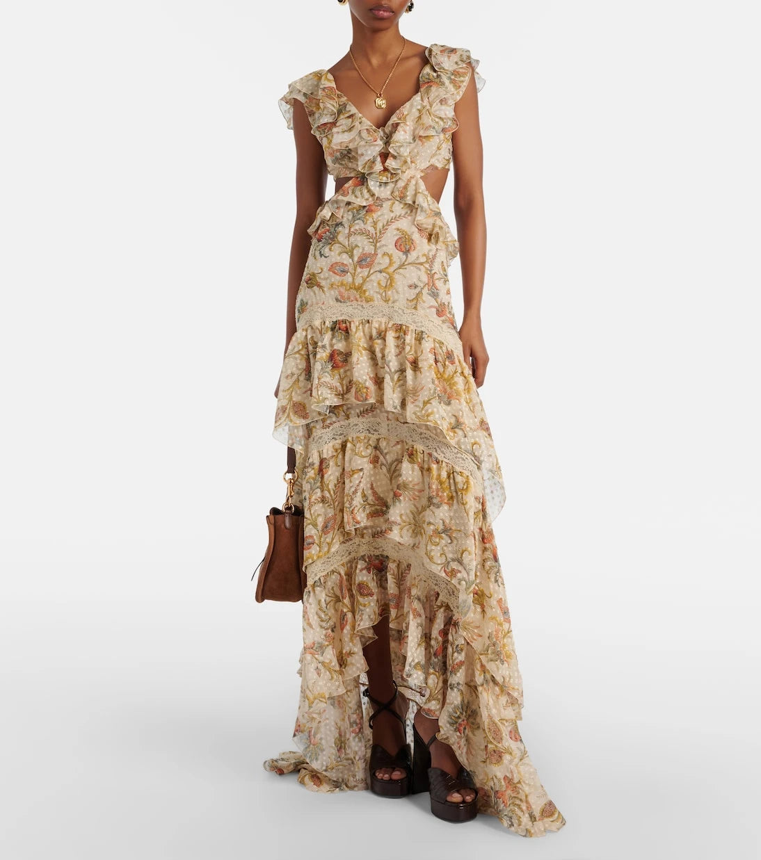Etro - Printed silk-blend maxi dress