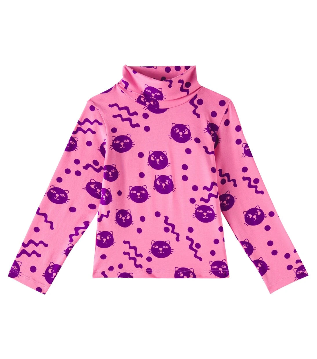 Mini Rodini - Squiggly Cats cotton-blend sweatshirt