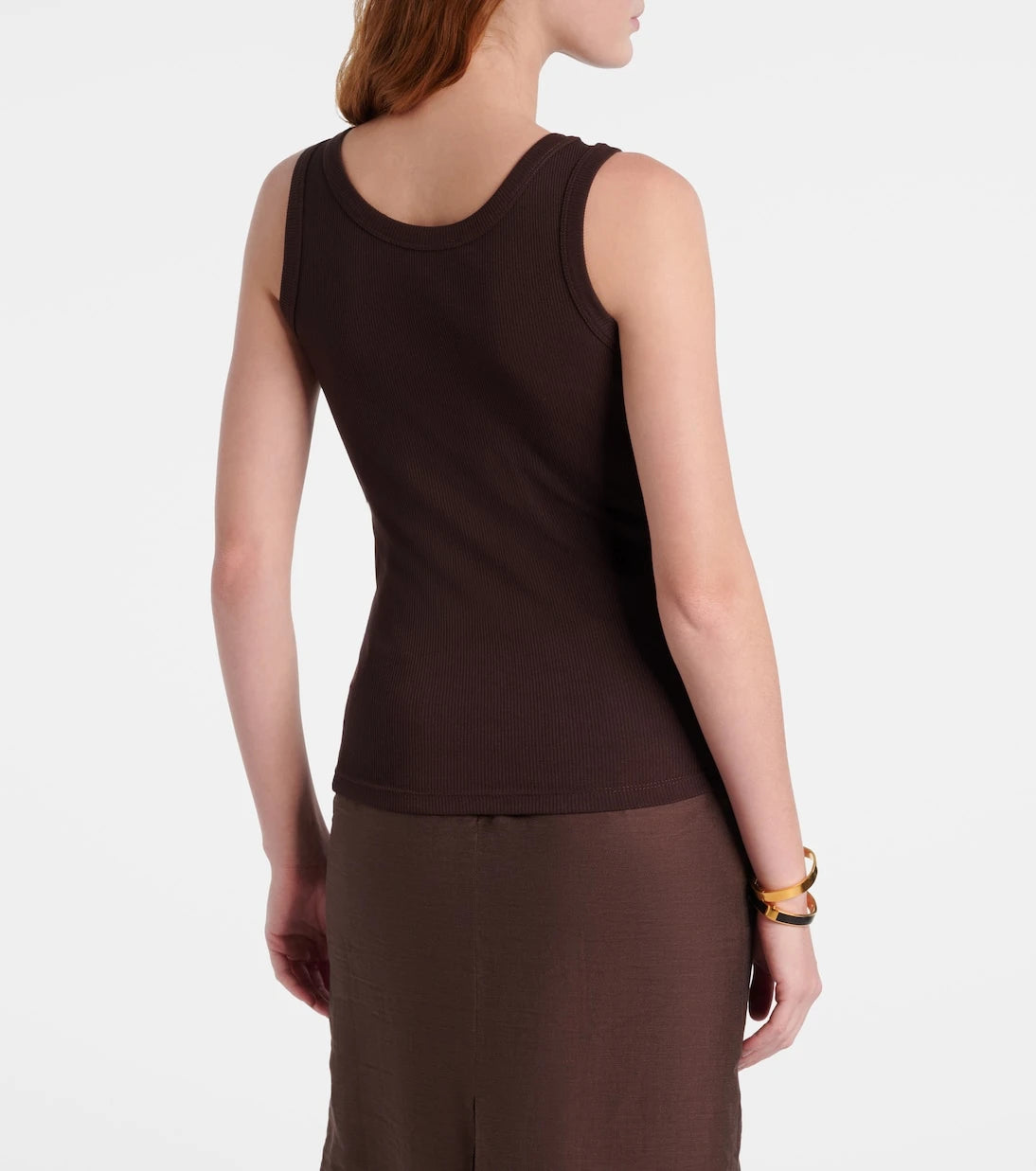 Xu Zhi - Ribbed-knit sequined tank top
