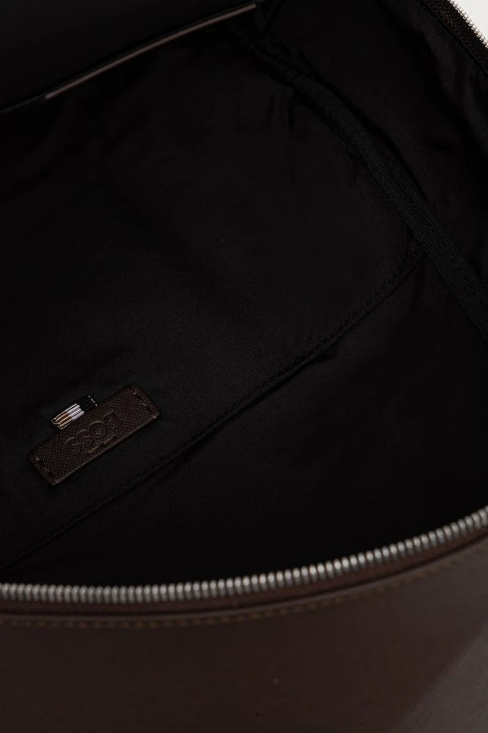 BOSS erkek deri sırt çantası Northon_Backpack