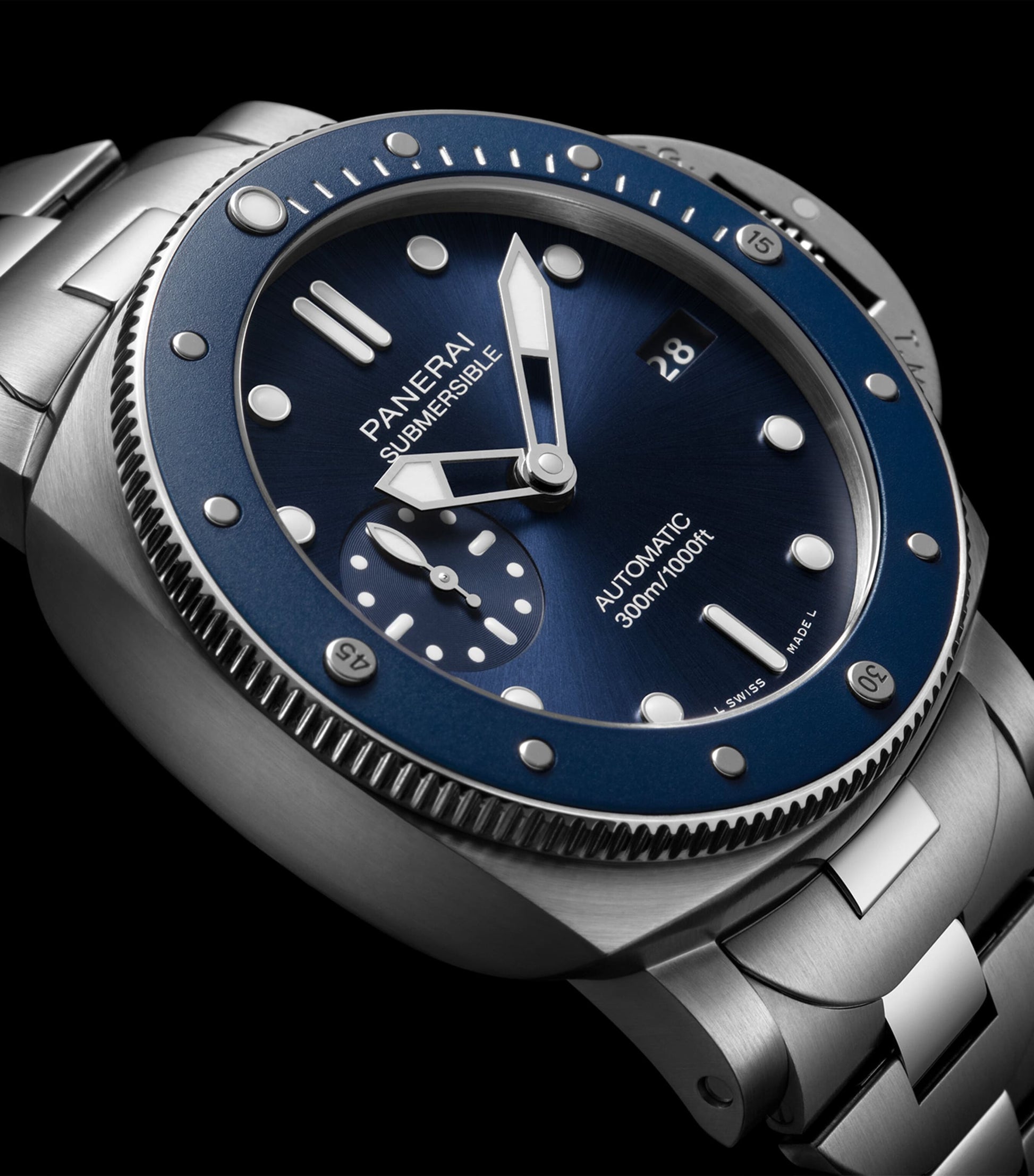 Stainless Steel Submersible Watch 42mm