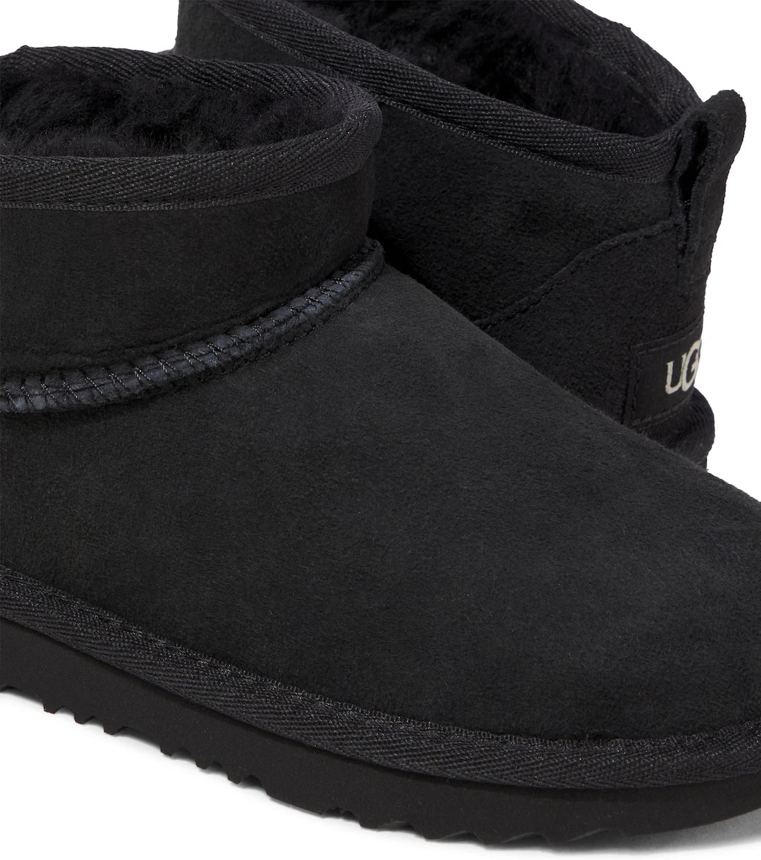 UGG Kids - Classic Ultra Mini shearling-lined suede boots