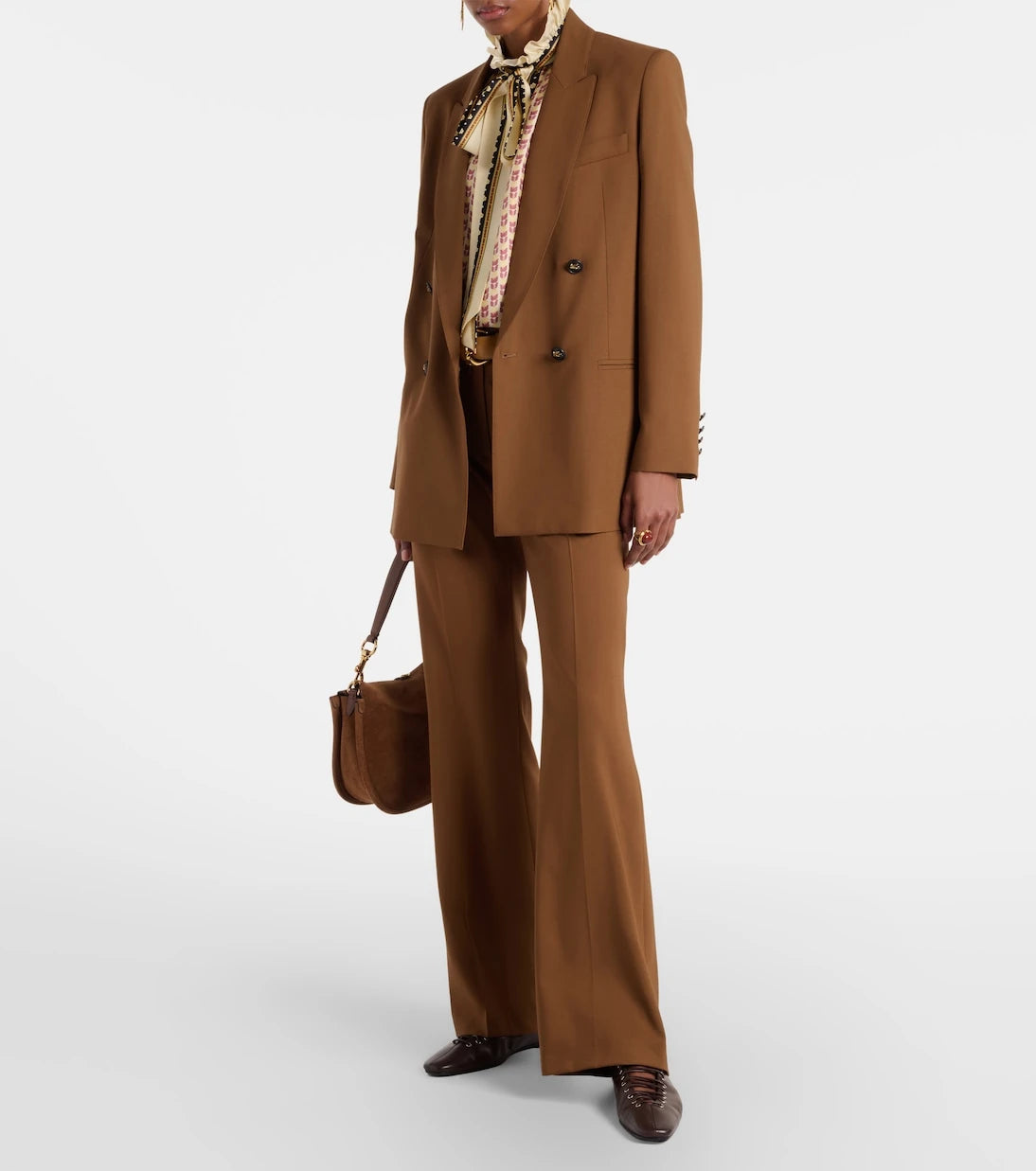 Etro - Kruvaze yün karışımı blazer