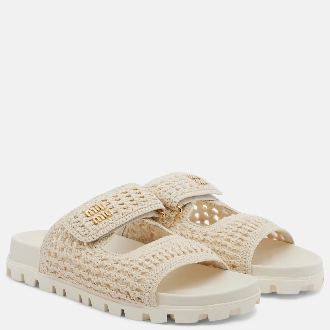 Miu Miu - Crochet sandals