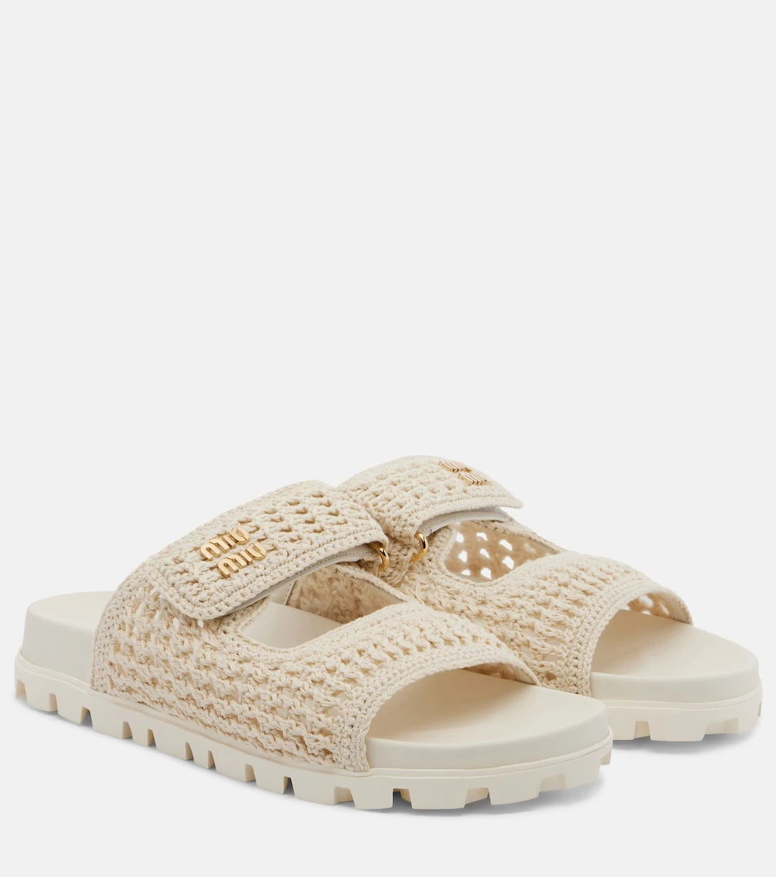Miu Miu - Crochet sandals