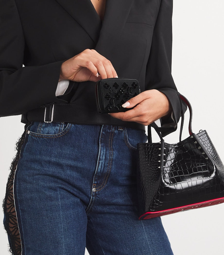 Christian Louboutin Red Panettonne Leather Purse